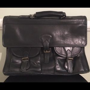 Black Leather Briefcase